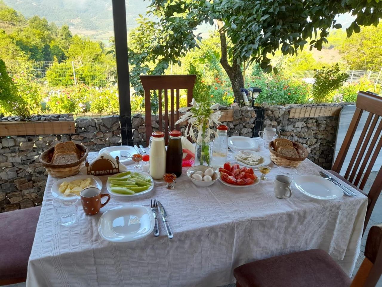 Villa Stone House Kelcyre Esterno foto