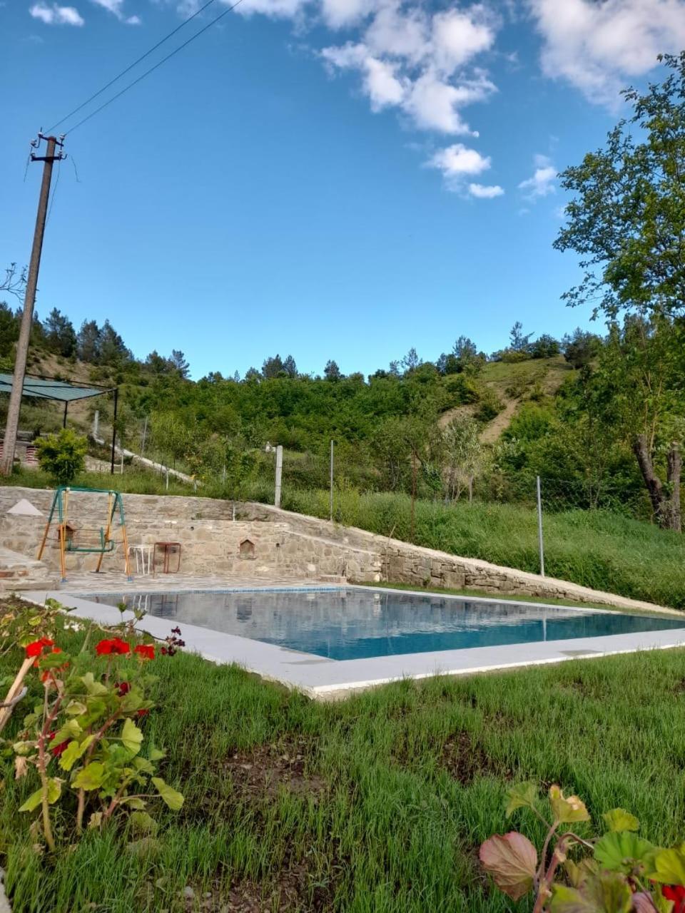 Villa Stone House Kelcyre Esterno foto